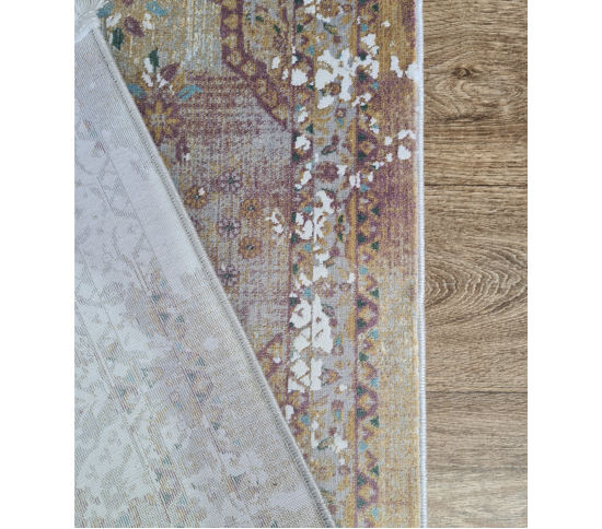 Високоворсный килим Deep ocean 146GA LILAC / YELLOW - Висока якість за найкращою ціною в Україні зображення 3.